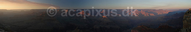 Grandcanyon. Panorama over Grand Canyon; ; Grand Canyon National Park / Arizona; USA; Nord Amerika; ; Floder, vandl�b, vand, slugter, erosion, nationalparker, landskaber, panoramaer