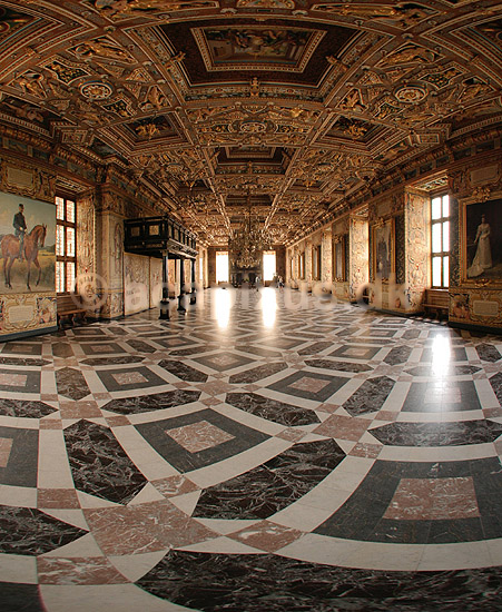 Frederiksborg. Riddersalen p� Frederiksborg Slot; ; Hiller�d; ; ; ; sev�rdigheder, slotte