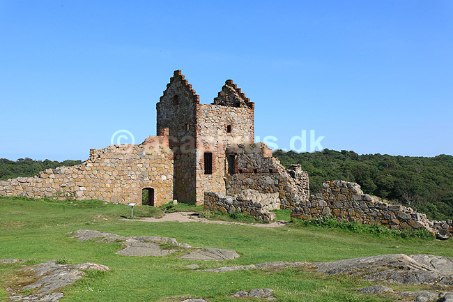 Hammershus. Hammershus slotsruin; ; Bornholm; Danmark; ; ; Ruiner, Ruins, Fæstninger