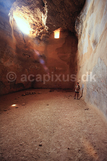 Masada. Cisterne p� Masada ( Scan af KOL5215 ) ; ; Masada; Israel; Asien; ; J�der, Herodes
