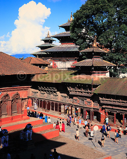 Durbar Square, Kathmandu. Durbar Square, Kathmandu ( Scan af KOL4259 ); ; Kathmandu; Nepal; Asien; ; 