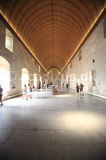 Pavepaladset i Avignion. Le Dressoir i pavepaladset i Avignon; ; Avignon / Provence; Frankrig; ; ; Kristendom, religion, politik, magt, paver, paved�mme