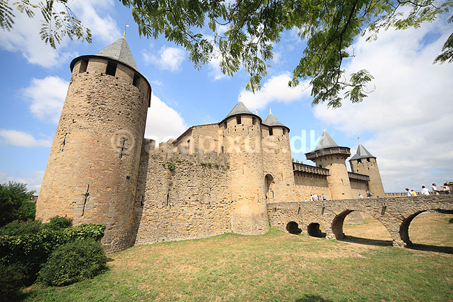Carcassonne. Den bef�stede middelalderby Carcasonne; ; Carcassonne / Roussillon languedoc; Frankrig; ; ; UNESCO list of World Heritage Sites