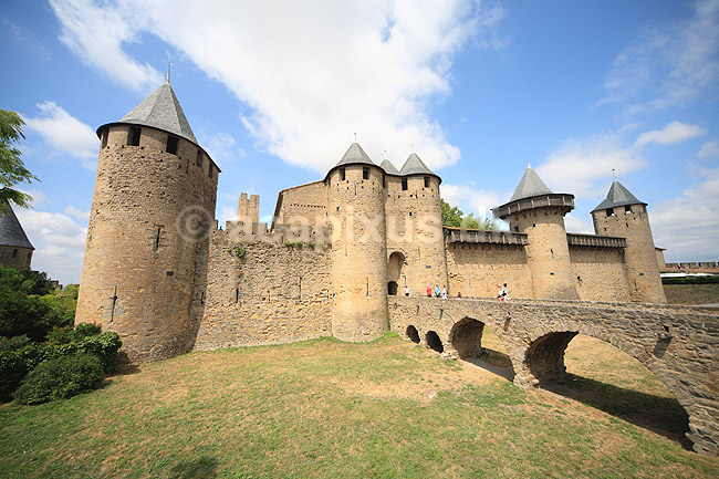 Carcassonne. Den bef�stede middelalderby Carcasonne; ; Carcassonne / Roussillon languedoc; Frankrig; ; ; UNESCO list of World Heritage Sites