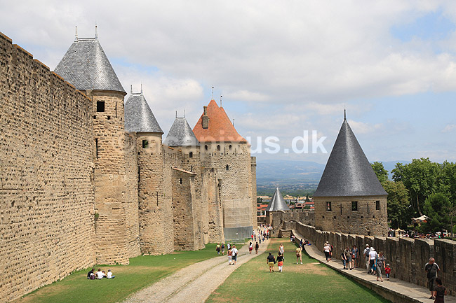Carcassonne. Den bef�stede middelalderby Carcasonne; ; Carcassonne / Roussillon languedoc; Frankrig; ; ; UNESCO list of World Heritage Sites