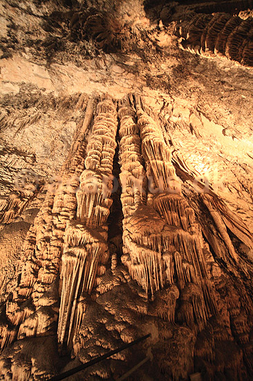 Klippehule. Klippehulen Artá Caves med stalagmitter og stalaktitter; ; Artá Caves / Mallorca; Spanien; ; ; huler, 