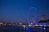 London. London Eye ved Themsen i London  London England   Storbyer, Storbritanien, River Thames, Downtown, City