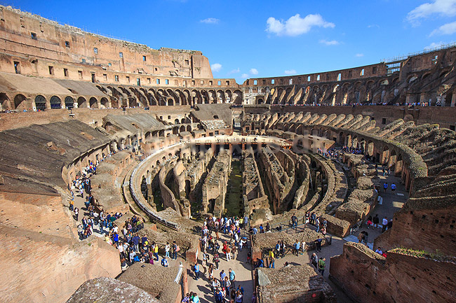 Colosseum. Colosseum i Rom; ; Rom; Italien; ; Seværdigheder; romerriget, gladiatorkampe, turistseværdigheder, teatre, Colosseo, Coloseum, Collosseum, Colloseum