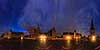 Frederiksborg. 360 graders panorama fra den ydre g�rdsplads p� Frederiksborg Slot.  Hiller�d Danmark  sev�rdigheder slotte, arkitektur, borge, panoramaer