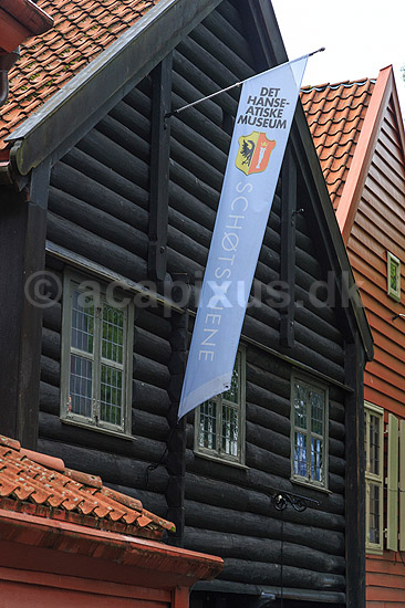 Sch�tstuene. Det Hanseatiske Museum Sch�tstuene p� Bryggen i Bergen; ; Bryggen / Bergen; Norge; ; ; Turisme, sev�rdigheder, Hansestaderne, Hanseaterne, Hanseater, handel