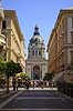 St Stefans Katedral. St Stefans Katedral, St. Stephen's Basilica, Szent Istv�n Bazilika, p� Pest-siden ad Donaufloden i Budapest  St Stephans Katedral / Budapest Ungarn  sev�rdigheder Kirker, kristendom, religion