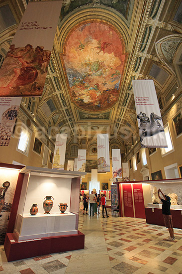 Ark�ologisk Museum i Napoli. Udstillinger og dekorationer p� Ark�ologisk Museum i Napoli; ; Sorrento / Napoli / Campania; Italien; ; ; Museer
