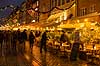 Julemarked p� Nyhavn. Juleudsmykning til Julemarked p� Nyhavn  Nyhavn / K�benhavn Danmark  Sev�rdigheder Julemarkeder, jul, julehandel, handel, juleudsmykning, julestemning