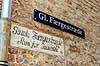 Gammel F�rgestr�de. Gl. F�rgestr�de med rendesten og brosten i Helsing�r  Helsing�r Danmark  Sev�rdigheder Str�der