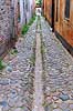 Gammel F�rgestr�de. Gl. F�rgestr�de med rendesten og brosten i Helsing�r  Helsing�r Danmark  Sev�rdigheder Str�der