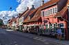 Vestergade i K�ge. Vestergade med gamle bindingsv�rkshuse i K�ge  K�ge Danmark  Sev�rdigheder gader, byhuse