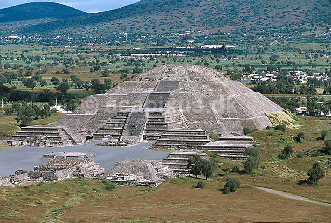 M�nepyramiden (Pyramid of the Moon); ; Teotihuacan; Mexico; Nord Amerika; ; 