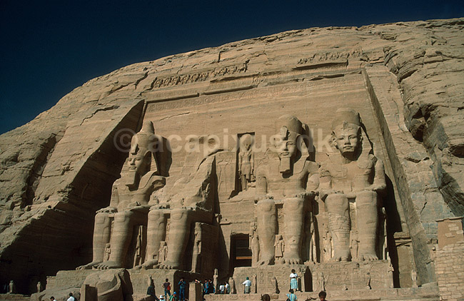 Abu Simbel Templet. Bygget af Ramses II.; ; Abu Simbel; Egypten; Afrika; ; 