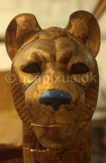 Figur fra Tutankhamuns grav p� Egyptologisk Museum; ; Cairo; Egypten; Afrika; ; 
