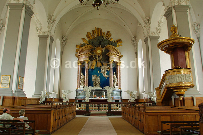 Kirkerummet i Vor Frelser Kirke i København; ; København; Danmark; Europa; ; religion kristendom