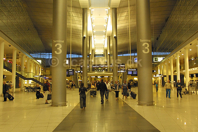 Check In omr�det i Terminal 3 i Kastrup Lufthavn; ; Kastrup Lufthavn / K�benhavn; Danmark; ; ; transport lufthavne