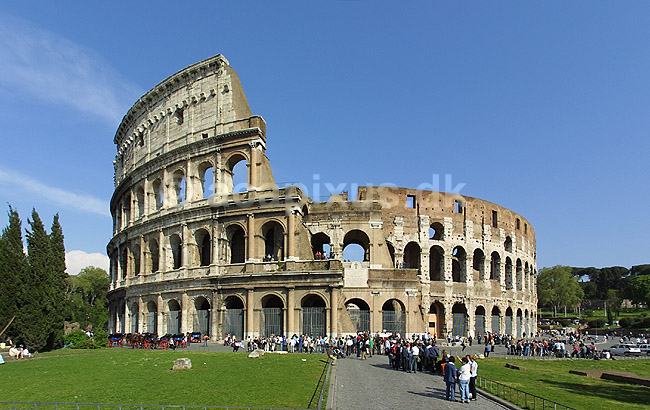 Colosseum. Colosseum i Rom; ; Rom; Italien; Europa; ; romerriget, gladiatorkampe, turistseværdigheder, teatre, Colosseo, Coloseum
