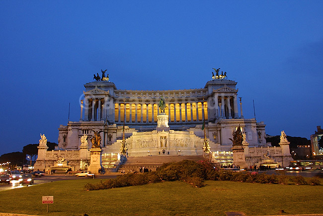 Monumento Vittorio Emanuele II. Monumento Vittorio Emanuele II p� Campidoglio i Rom; ; Rom; Italien; Europa; ; turistsev�rdigheder